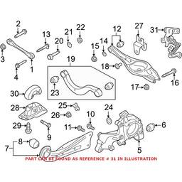 VW Headlight Level Sensor 5Q0512521G